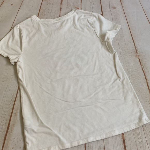 Cat & Jack Off-White Summer Vibes Retro Tropical Pastel Print Basic Tee - Picture 4 of 4